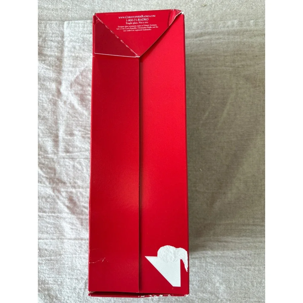 Christopher Radko Shoppers Paradise Glass Christmas Ornament Gift Box